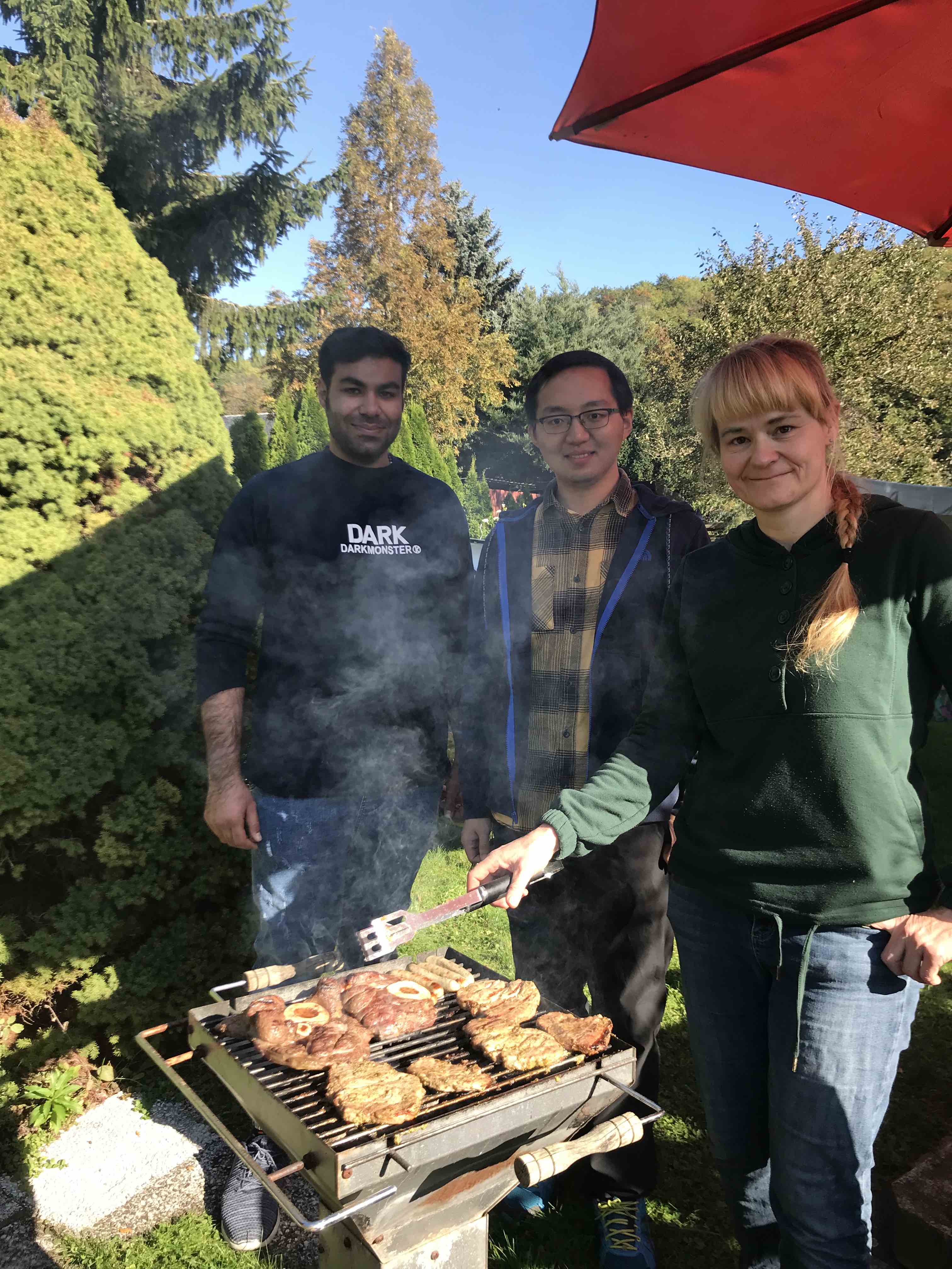 preparing BBQ